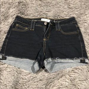 Denim shorts